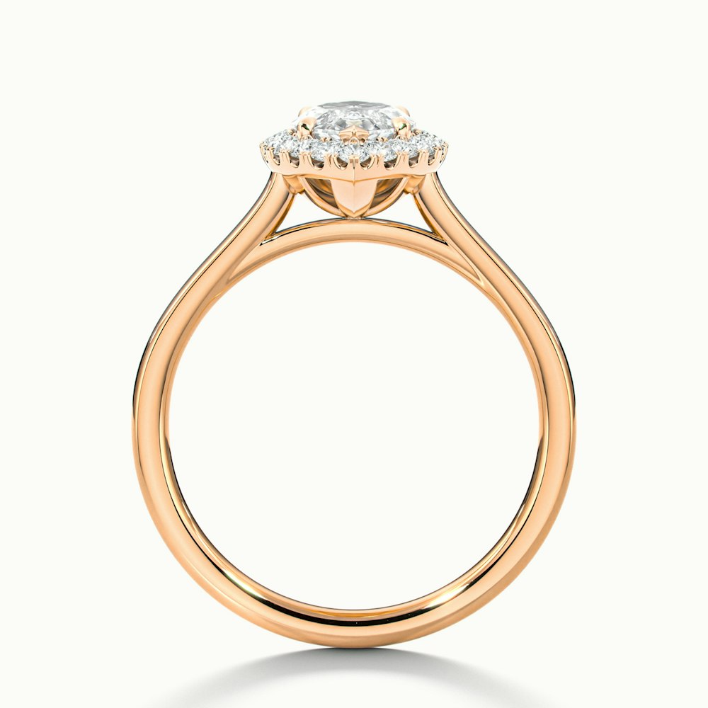 Anaya 5 Carat Marquise Halo Lab Grown Diamond Ring in 18k Rose Gold